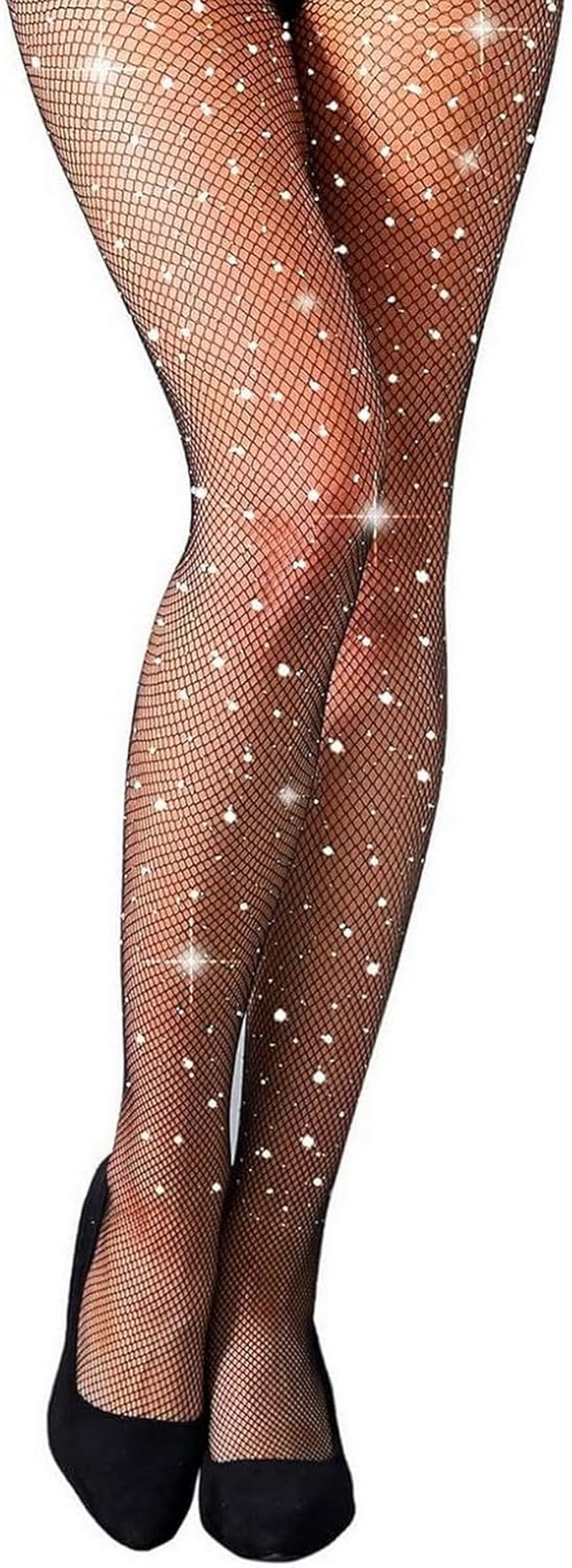 Mengpa Women'S Fishnets Tights High Waist Stockings Party Thigh High Pantyhose