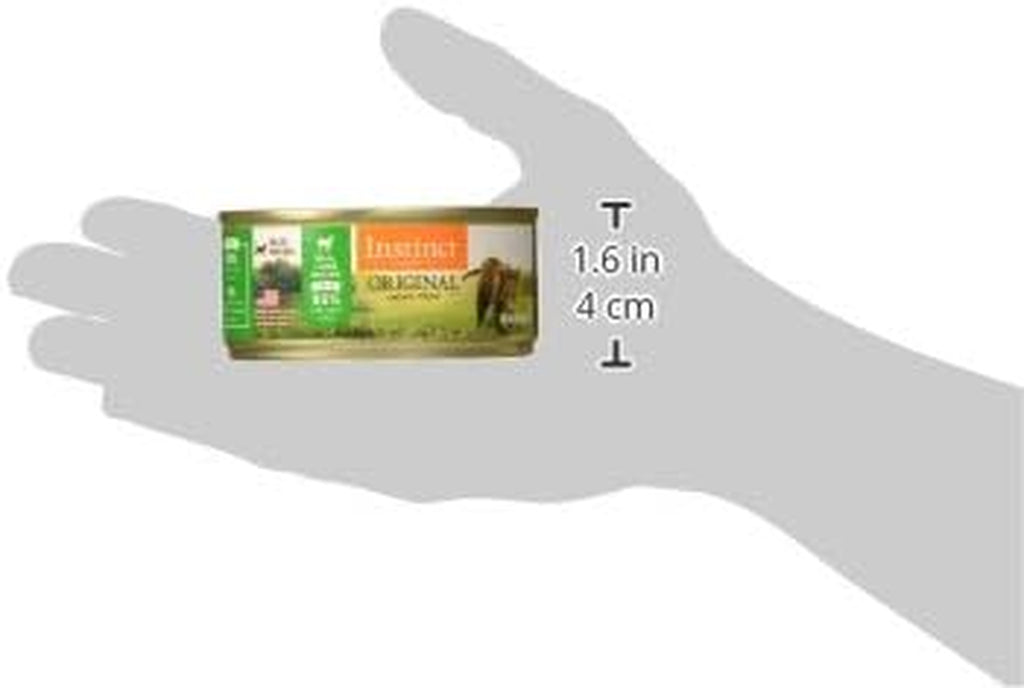 Instinct Original Grain Free Real Lamb Recipe Natural Wet Canned Cat Food by Nature'S Variety, 5.5 Ounce (Pack of 12)