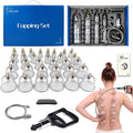 DEFUNX Cupping Set, 32 Cups Cupping Kit for Massage Therapy, Professional Chinese Therapy Set for Back Massage, Pain Relief