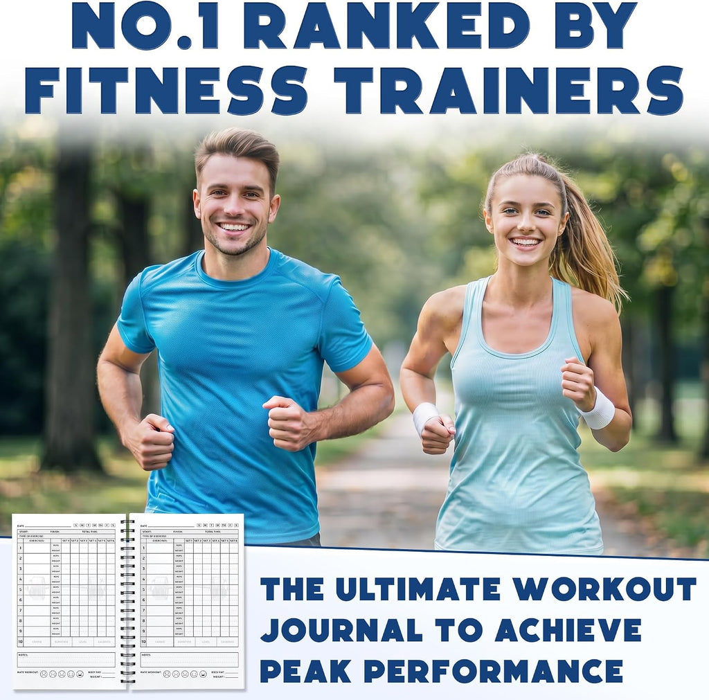 Workout Planner for Daily Fitness Tracking & Goals Setting - A5 Size, 6” X 8”, Charcoal Gray - Men & Women Personal Home & Gym Training Diary - Log Book Journal - by Workout Log Gym