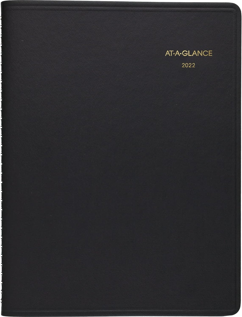 2022 Weekly Appointment Book & Planner by AT-A-GLANCE, 8-1/4" X 11", Large, Black (7095005)