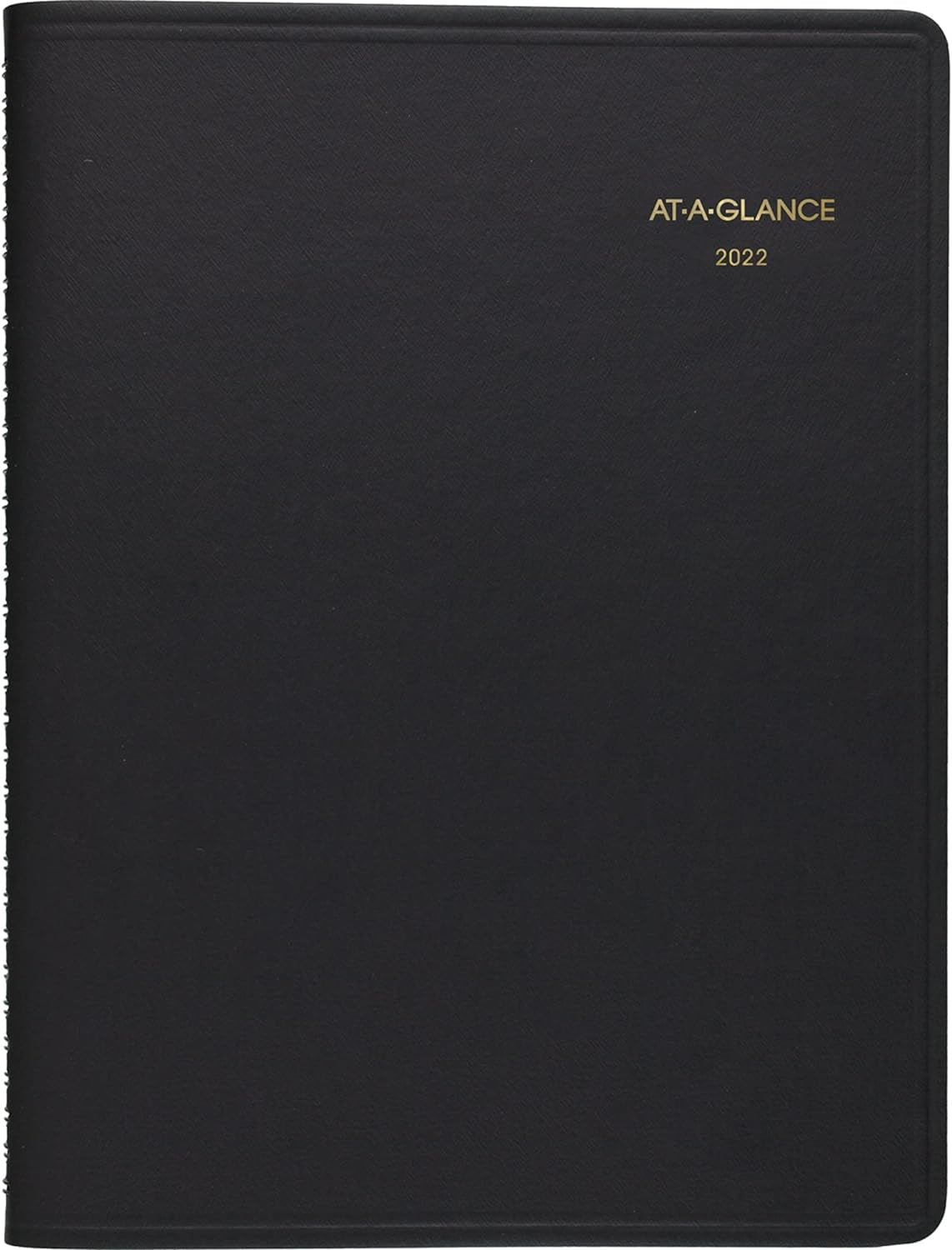 2022 Weekly Appointment Book & Planner by AT-A-GLANCE, 8-1/4" X 11", Large, Black (7095005)