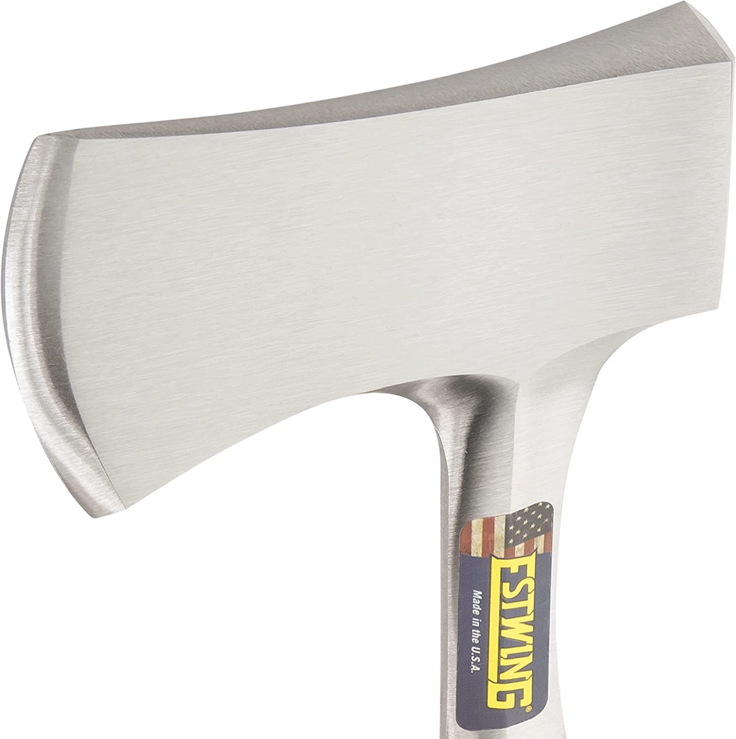 ESTWING Sportsman'S Axe - 12" USA Made Camping Hatchet with Forged Steel Construction & Genuine Leather Grip - E14A