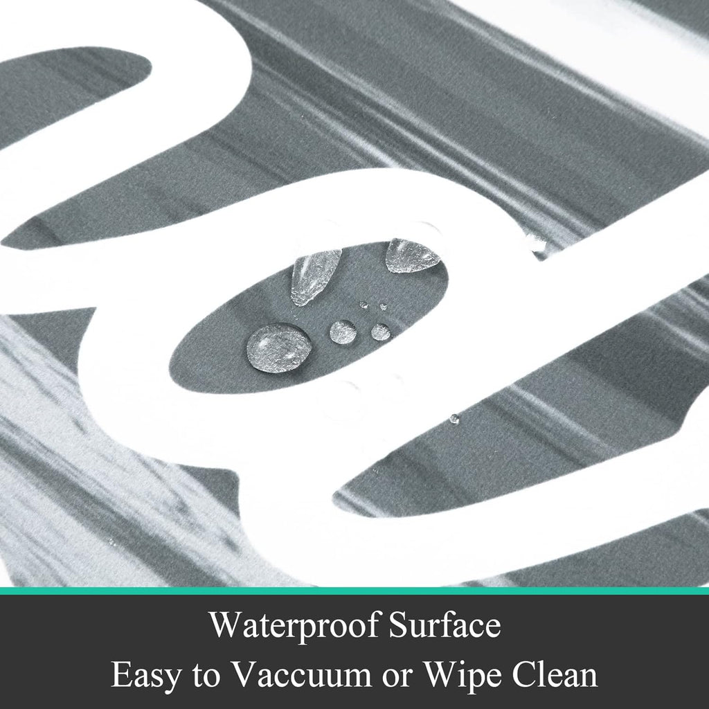 Pauwer Laundry Room Rug Runner 20"X48" Waterproof Rubber Laundry Mat Non Slip Kitchen Mats for Floor Washable Floor Mat Runner Rug for Farmhouse Mudroom Washroom Bathroom Decor