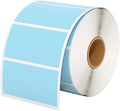 MUNBYN 2.25X1.25 Thermal Labels, 1000 Sheets/Roll, Blue | Strong Adhesive for Small Business, Shipping, Bakery, Price Tag