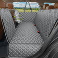 URPOWER 4 in 1 Dog Car Seat Cover for Back Seat, Waterproof Hammock | Mesh Window, Side Flaps, 600D Oxford, Scratch Resistant, Non-Slip, Easy Install, Machine Washable, Dog Seat Belt Included