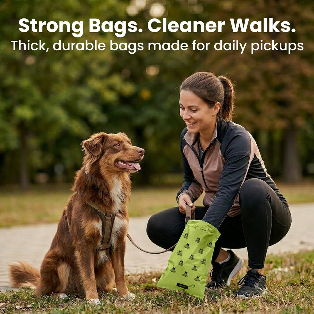 Pogi’S Dog Poop Bags – Leak-Proof & Extra Thick Pet Waste Bags (Unscented, 30 Rolls, 450-Count)