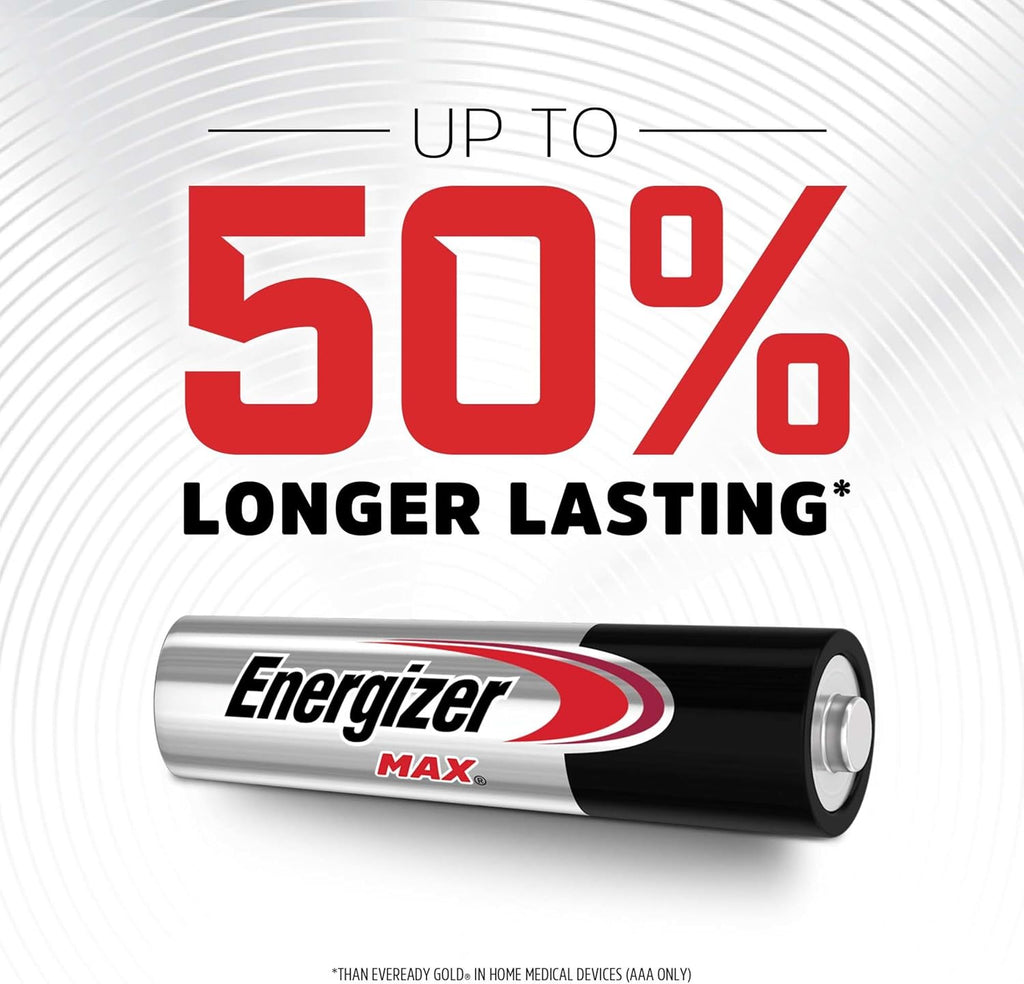 AAA Batteries, 48 Count - Energizer MAX Premium Alkaline Triple a Battery