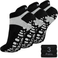 Muezna Non Slip Yoga Socks for Women, Anti-Skid Pilates, Barre, Hospital Socks with Grips, Size 5-10
