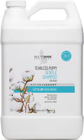 Isle of Dogs - Everyday Natural Luxury Tearless Puppy Shampoo - Cotton + Fresh Orchid - Sulfate & Paraben Free Formula - 1 Gal, (823-Gal)
