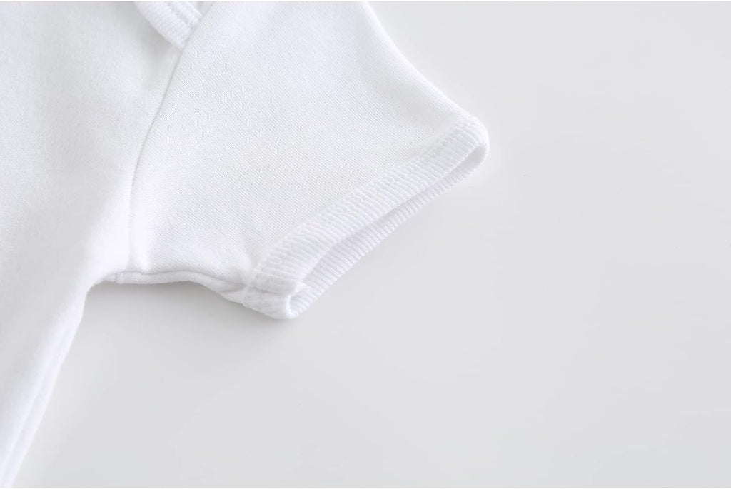 MAMIMAKA Baby Bodysuit Short Sleeve Newborn Pants Baby Clothes for Baby Boy and Girls