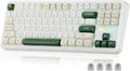 Redragon K734W Wireless Mechanical Keyboard, Tri Mode BT5.0/2.4G/USB-C 75% 81 Keys TKL Custom Hot Swappable Gaming Keyboard, Pre-Lubed Linear Switches,Rgb Gasket Computer Creamy Keyboard, for PC/MAC