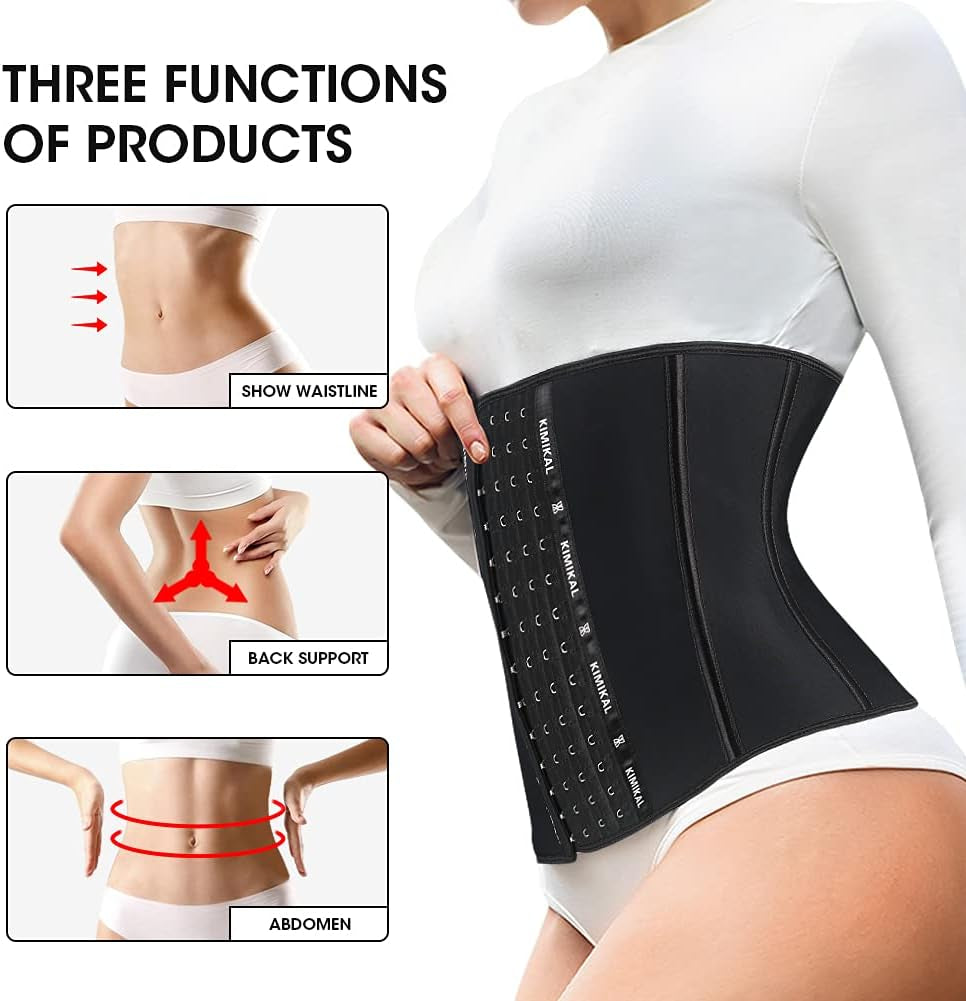 KIMIKAL Corset Waist Trainer Waist Cincher Shapewear Fajas Colombianas Waist Trimmer Tummy Control Women