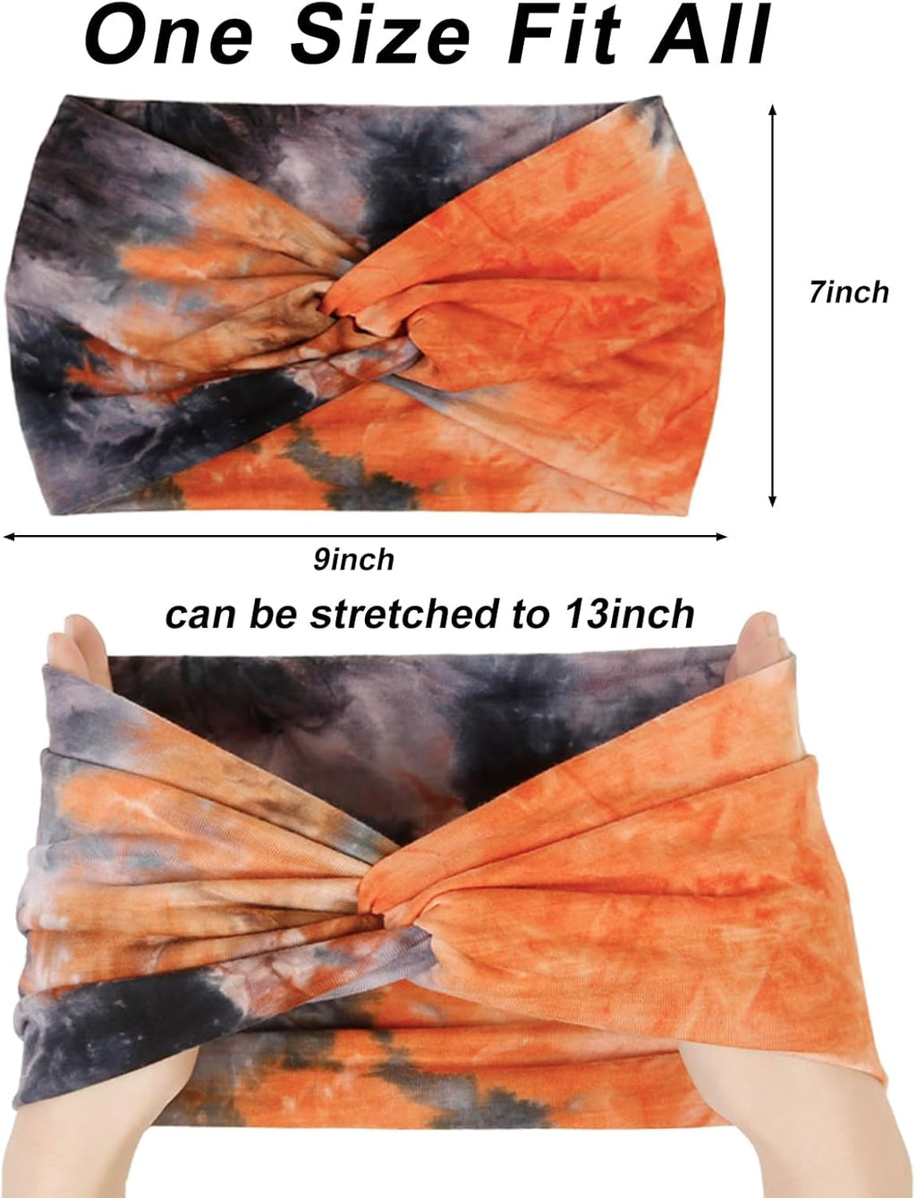 TERSE Extra Wide Headbands for Women Sport Yoga Workout Turban Headband Fashion Hairband Non Slip