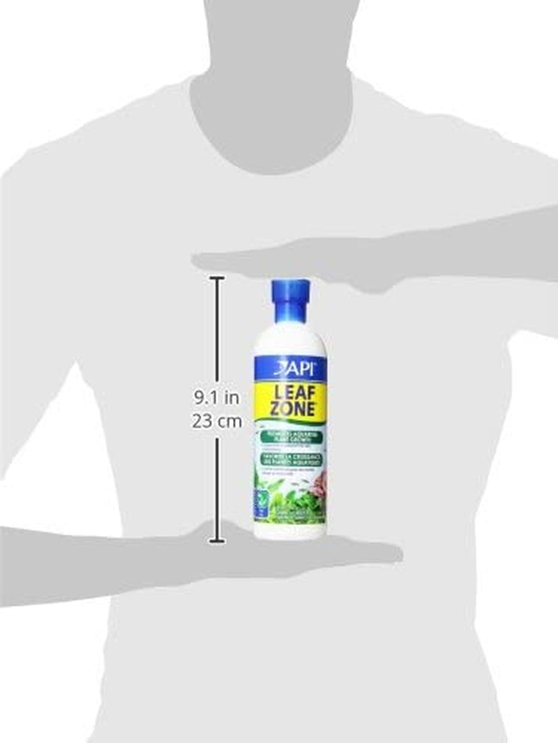 API LEAF ZONE Freshwater Aquarium Plant Fertilizer 18-Ounce Bottle White