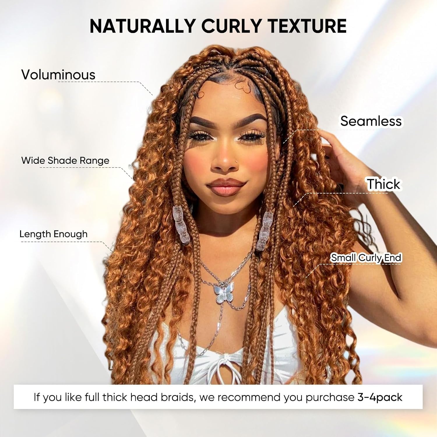 Human Braiding Hair 22 Inch 100G Honey Blonde Deep Wave Bulk Human Hair for Braiding No Weft Curly Bundles Human Hair Extensions for Boho Knotless Braids Wet and Wavy Braiding Hair (#27)